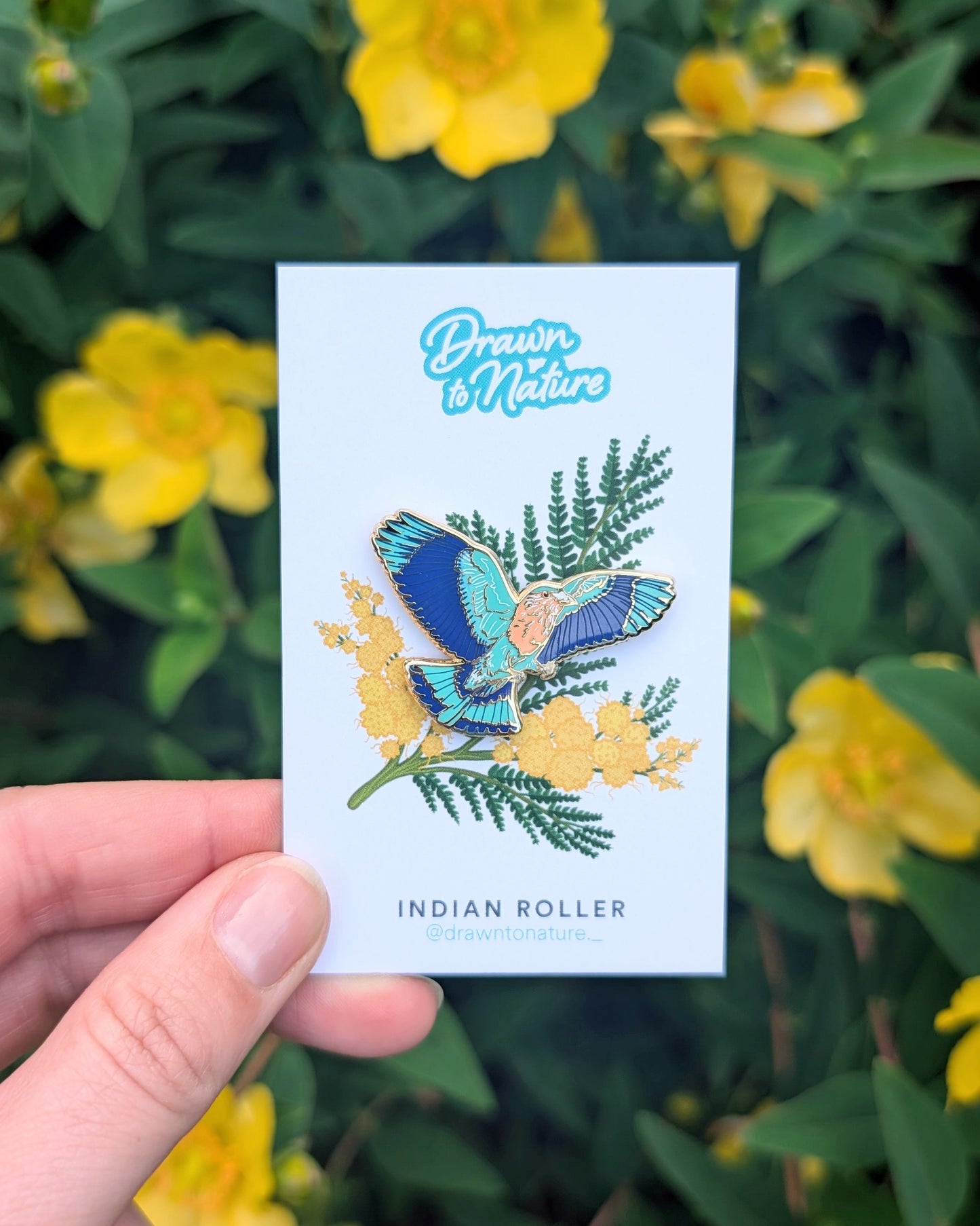 Bird Enamel Pin Pair