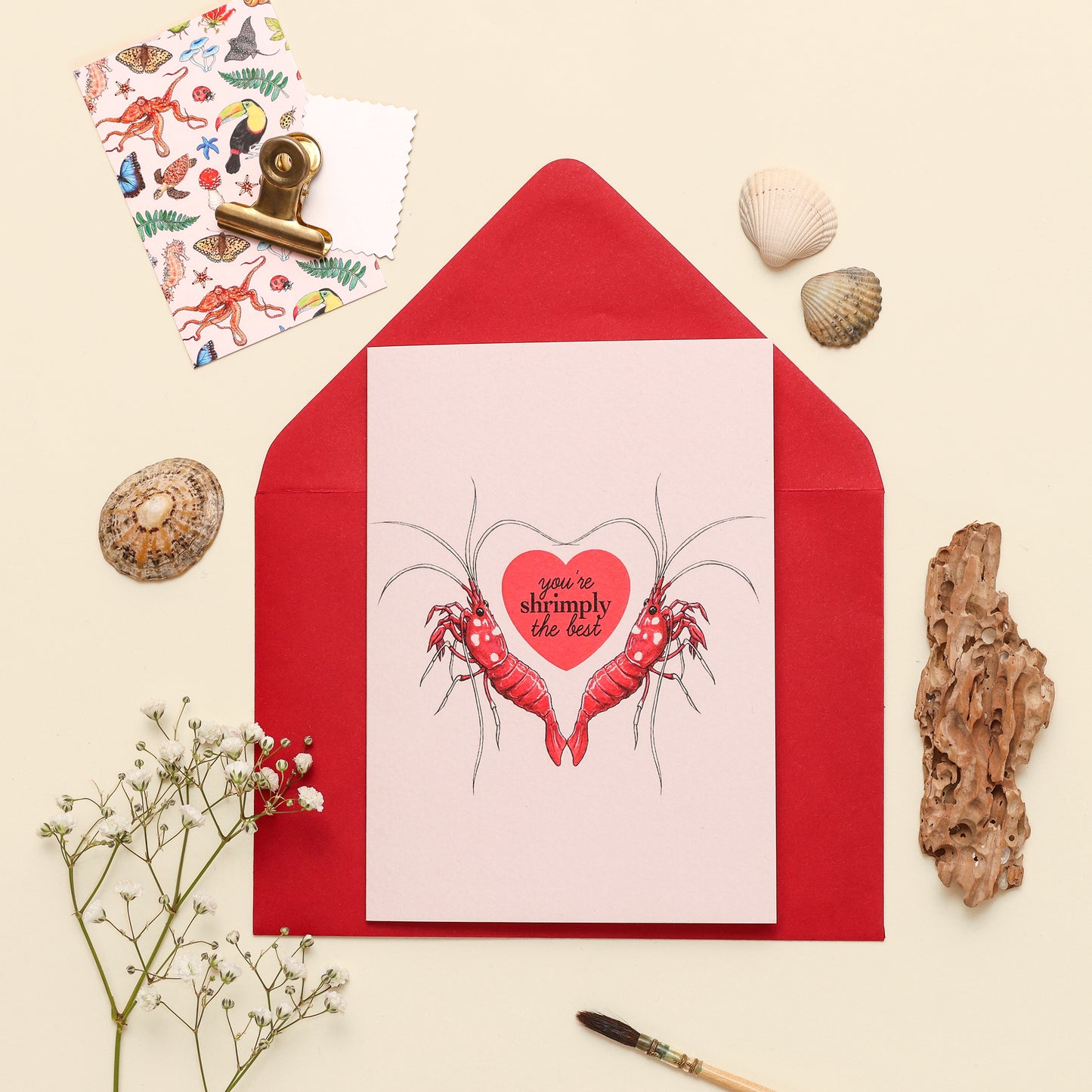 You're Shrimply The Best Card