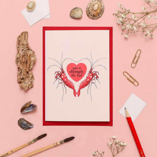 You're Shrimply The Best Card
