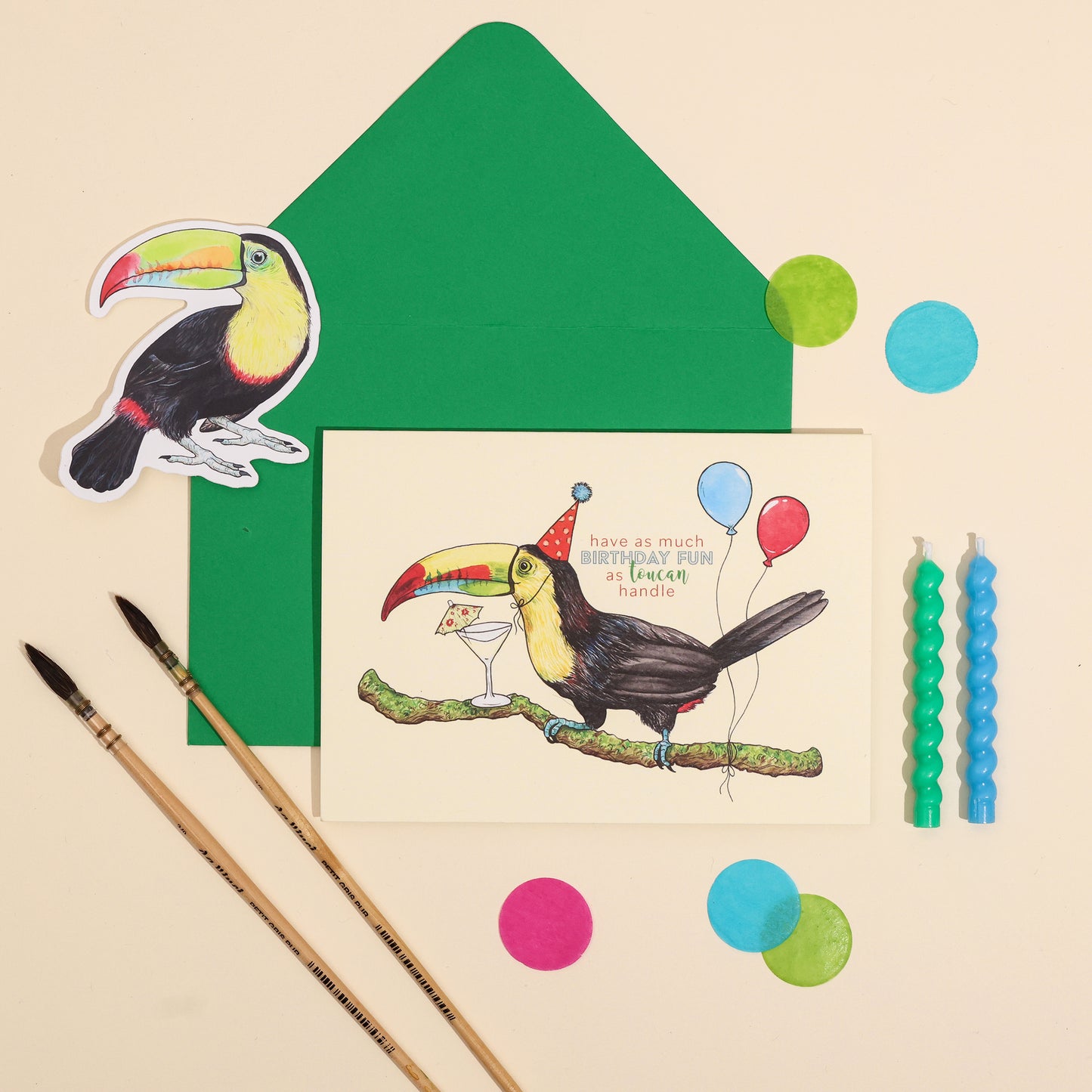 Have As Much Birthday Fun As Toucan Handle Card
