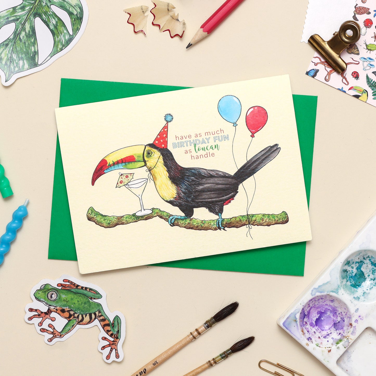 Have As Much Birthday Fun As Toucan Handle Card