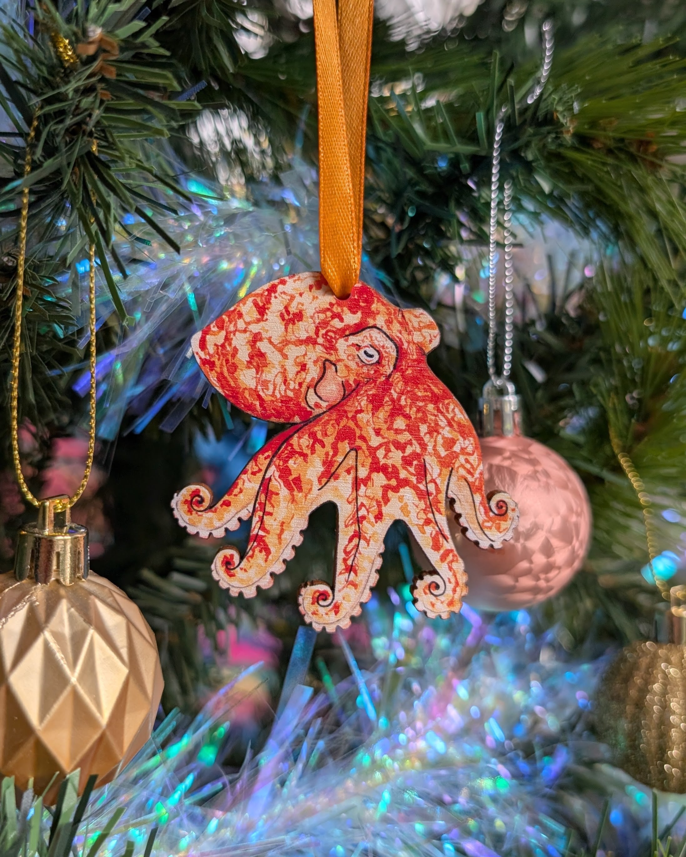 Octopus Tree Decoration – Drawn to Nature