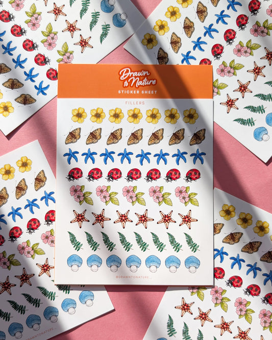 Fillers Sticker Sheet