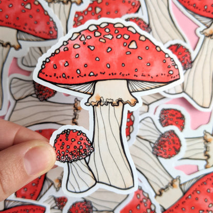 Mushroom Sticker Pack - Set of 6